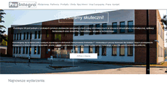 Desktop Screenshot of prointegra.com.pl